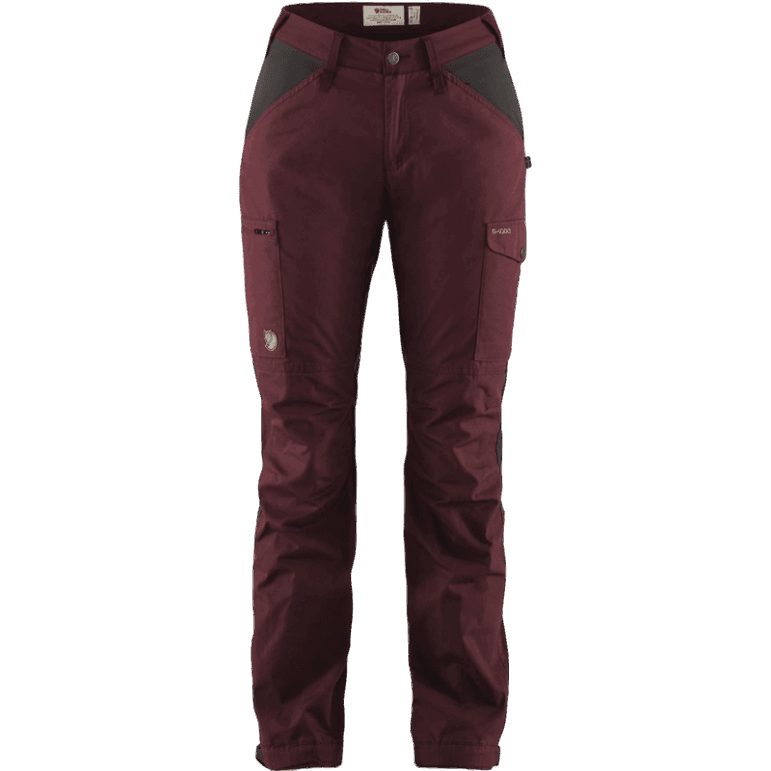 Pantaloni Kaipak Curbat W - D Granat D Gri Granat închis/gri închis Fjällräven