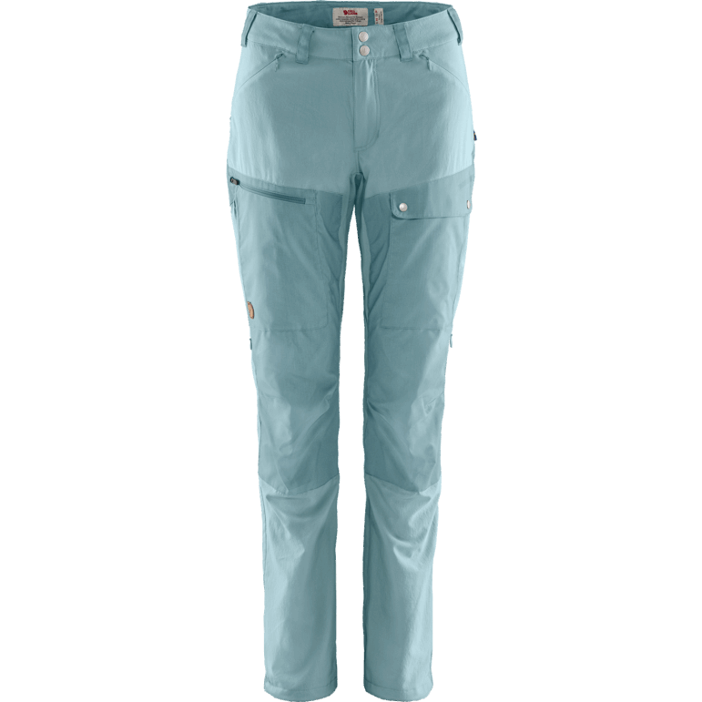 Pantaloni Fjällräven Abisko De Mijloc De Vară Cu Albastru Mineral Scurt/albastru Argilă