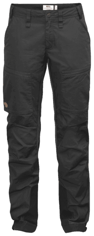 Pantaloni De Trekking Abisko Lite Gri închis, Marca Fjällräven Scurte