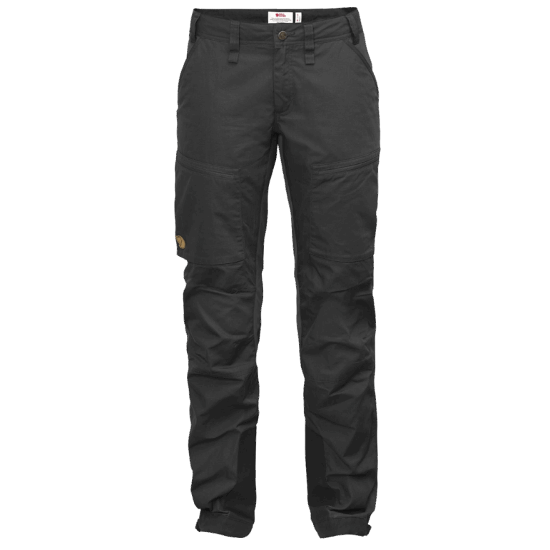 Pantaloni De Trekking Abisko Lite Gri închis Cu Fjällräven