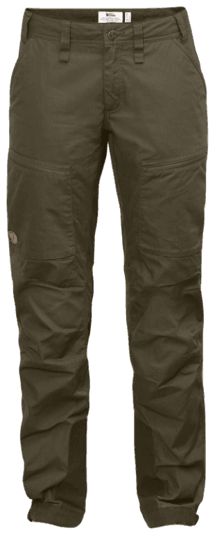 Pantaloni De Trekking Abisko Lite W - D Olive D Olive Fjällräven Dark Olive-dark Olive
