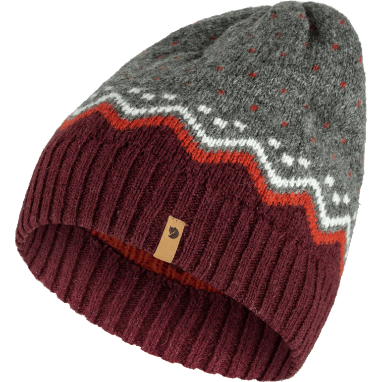 Pălărie Din Tricot Övik - 3 Culori Fjällräven Granat închis