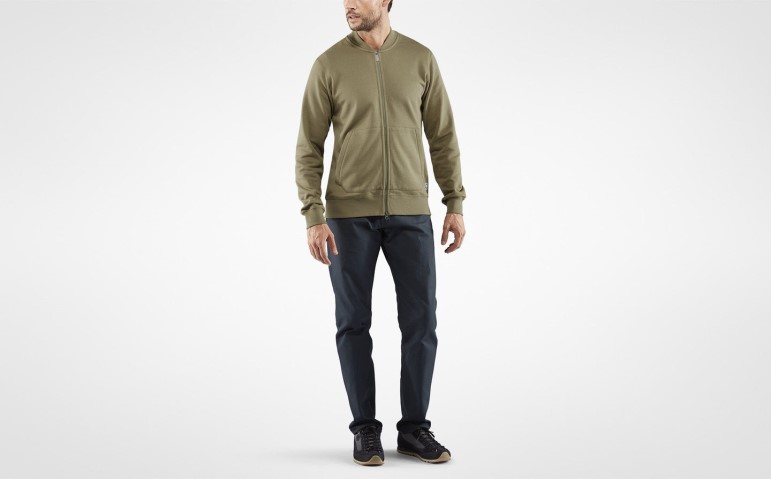 Cardigan Cu Fermoar Greenland M Fjällräven Verde
