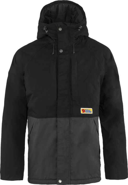 Fjällräven Jachetă Căptușită De Zi Cu Zi M Negru/gri închis