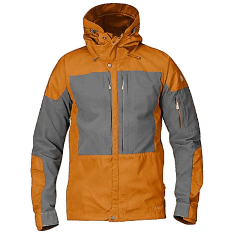 Fjällräven Keb Jacket M - Scoici Portocaliu Portocaliu/gri