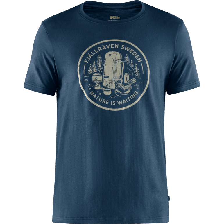 Tricou Coffee Break M - 2 Culori Fjällraven Navy