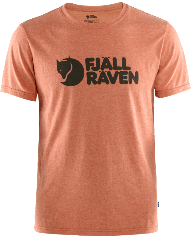 Tricou Rowan Roșu Fjällräven Logo M - Rowan Roșu-melange