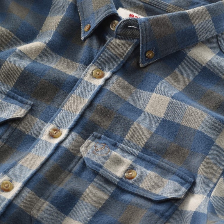 Fjällräven Forest Shirt M - Grenat închis-ceață Grenat/ceață închis