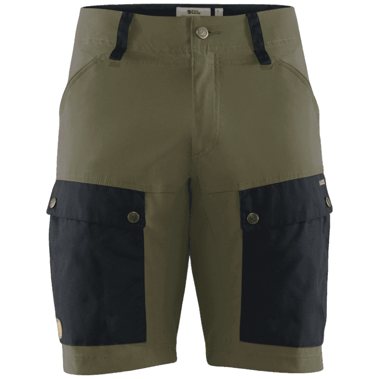 Pantaloni Scurți Fjällräven Keb M - D Navy Light Olive Bleumarin închis/light Olive