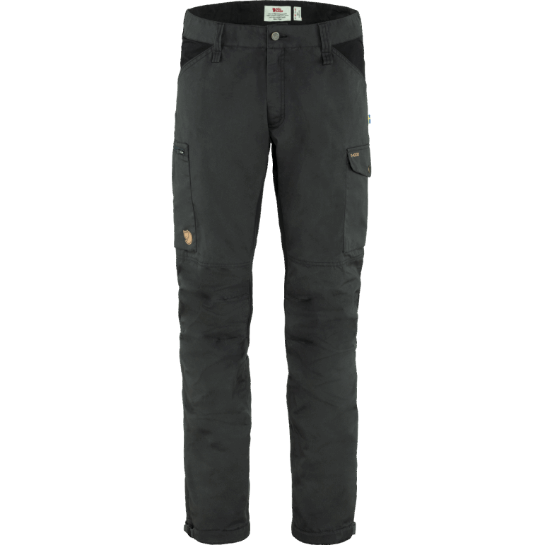 Pantaloni Kaipak M - Gri închis-negru Fjällräven Negru