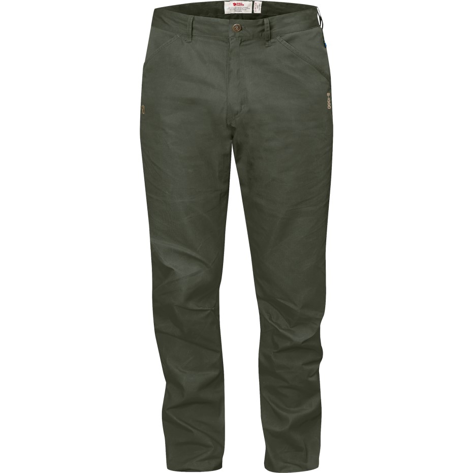 Pantaloni High Coast M Lungi Fjällräven Munte Gri