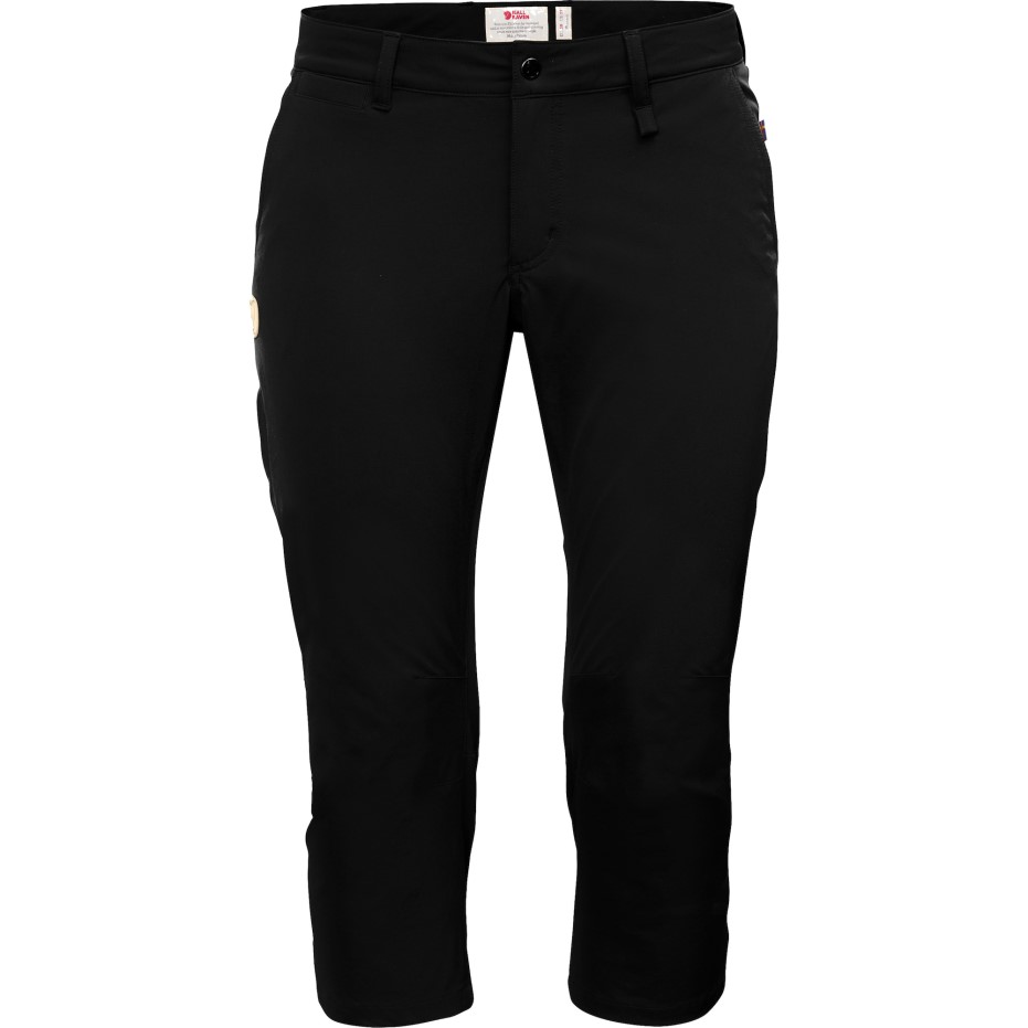 Pantaloni Negri Fjällräven Abisko Capri W