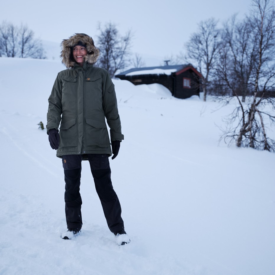 Pantaloni Vidda Pro W Scurt Fjällräven Negru-negru
