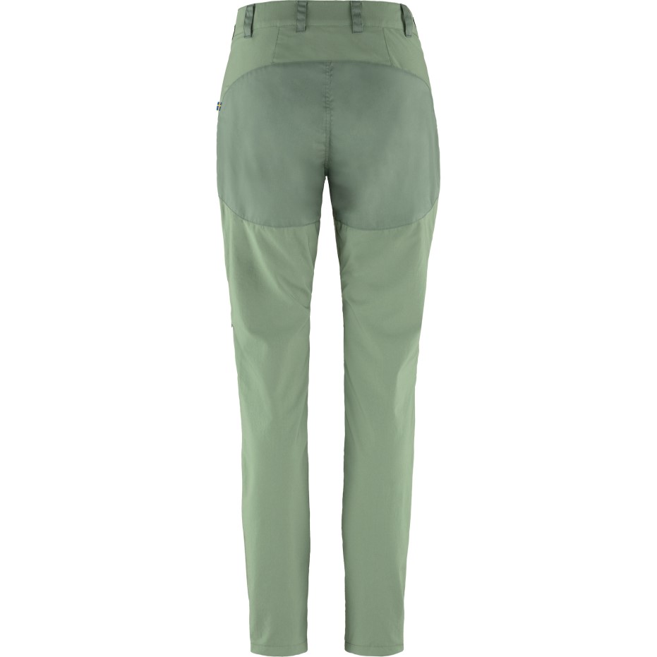 Verde Jad-verde Patină Abisko Pantaloni De Mijloc De Vară W Scurt Fjällräven