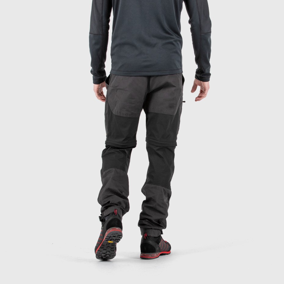 Fjällräven Abisko Lite Trekking Zip-off M Reg Patina Verde-gri închis