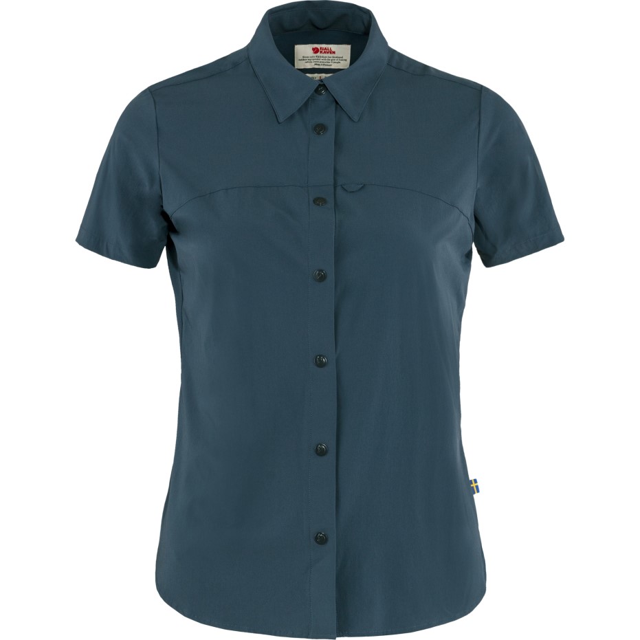 Cămașă Fjällräven Navy High Coast Lite Ss W