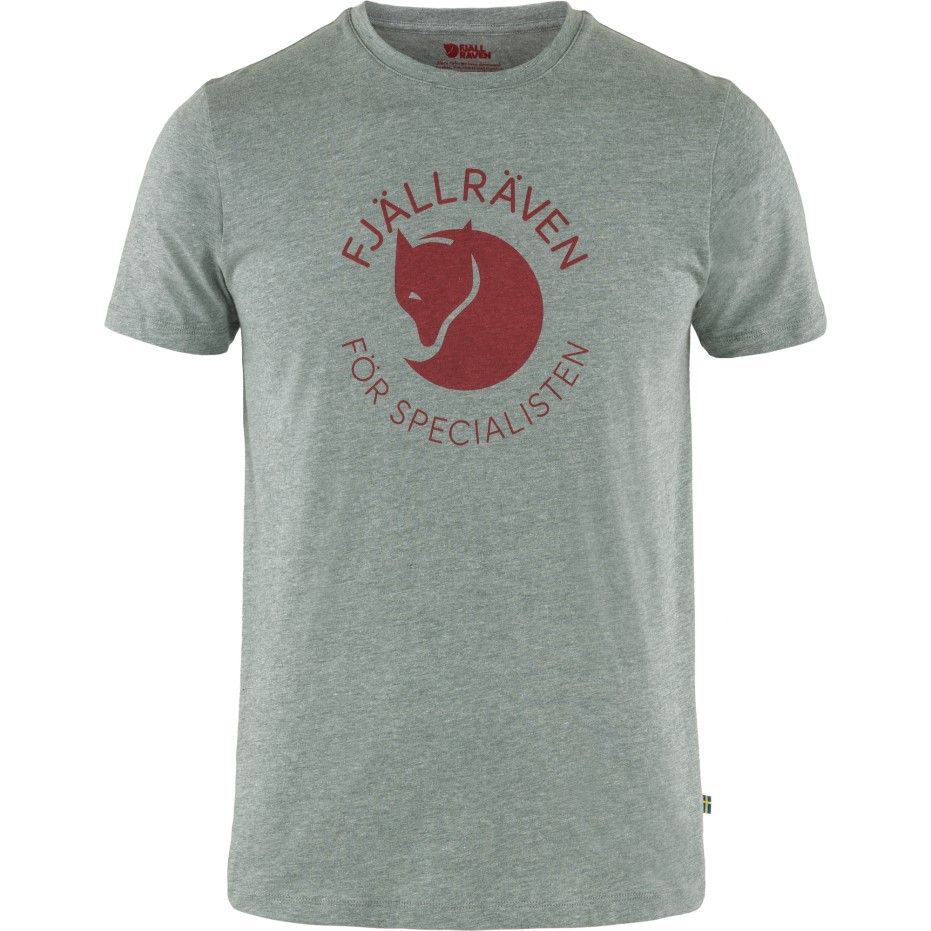 Tricou Fox Cu Melange Gri De Vulpe De Munte