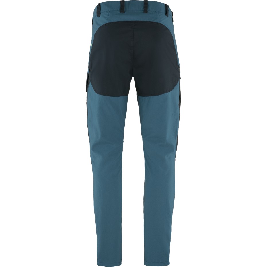 Pantaloni Abisko De Mijloc De Vară M Reg Fjällräven Albastru Indigo-bleumarin închis