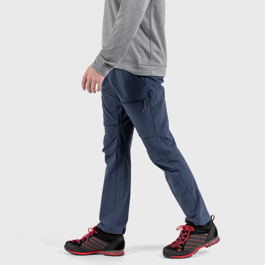Fjällräven Pantaloni De Drumeție Pe Coasta înaltă Gri De Munte M Reg