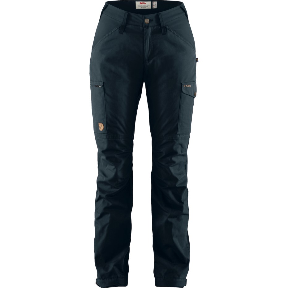 Pantaloni Kaipak Curbat W Fjällräven Bleumarin închis