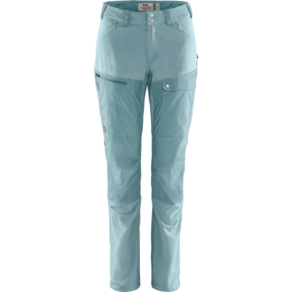 Pantaloni Abisko De Mijloc De Vară W Scurt Fjällräven Mineral Blue-clay Blue