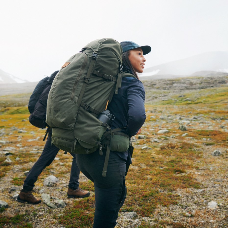 Pantaloni Abisko De Mijloc De Vară W Scurt Fjällräven Mineral Blue-clay Blue