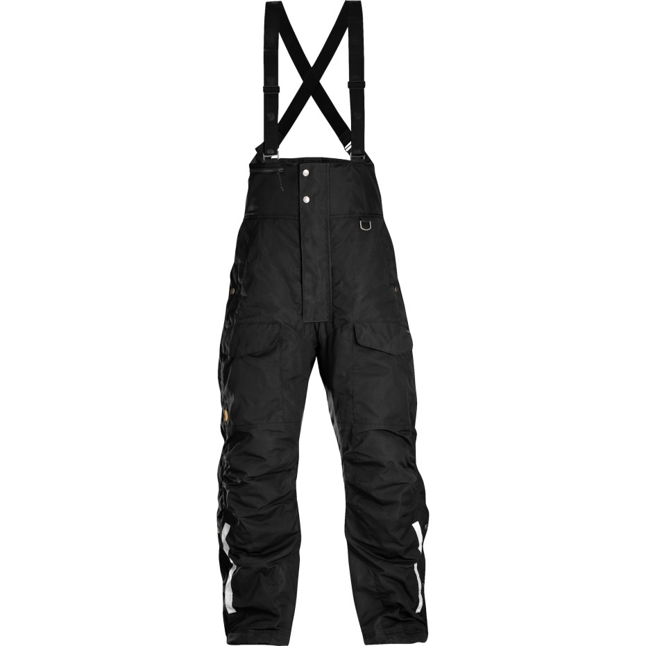 Pantaloni Negri Cu Salopete Polar M Fjällräven