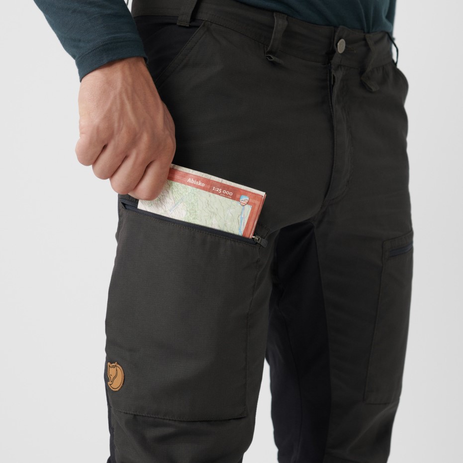 Pantaloni De Trekking Abisko Lite M Reg Fjällräven Nisip