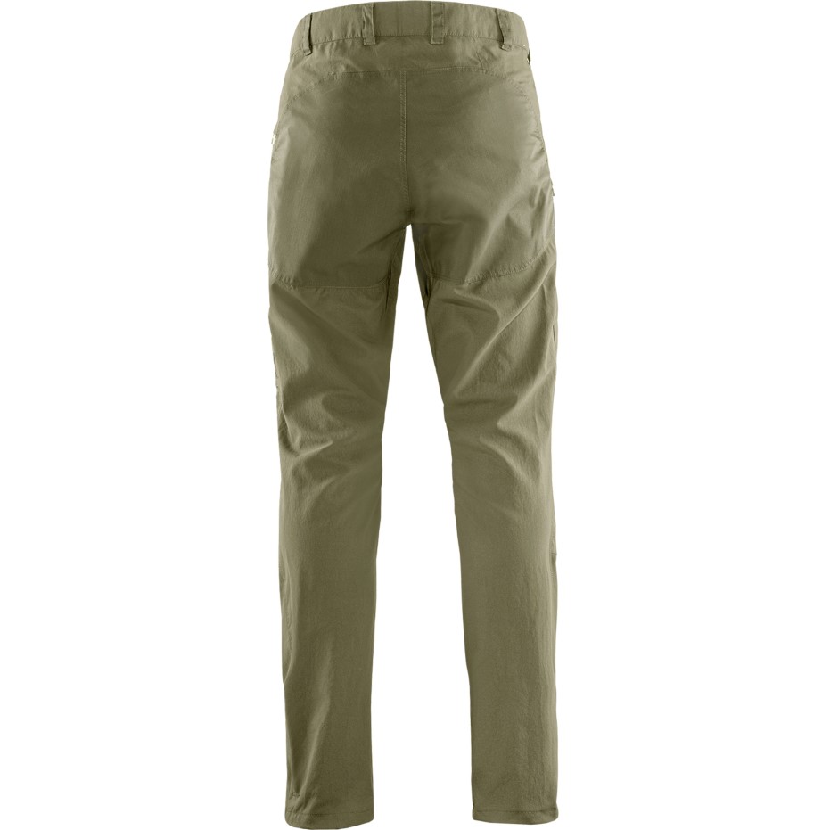 Fjällräven Pantaloni Abisko De Mijloc De Vară M Reg Savanna-oliv Deschis