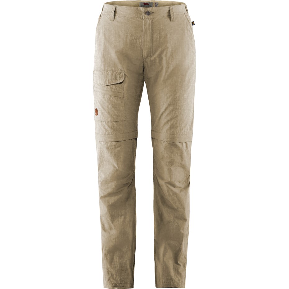 Fjällräven Bej Deschis Travelers Mt Pantaloni Cu Fermoar M