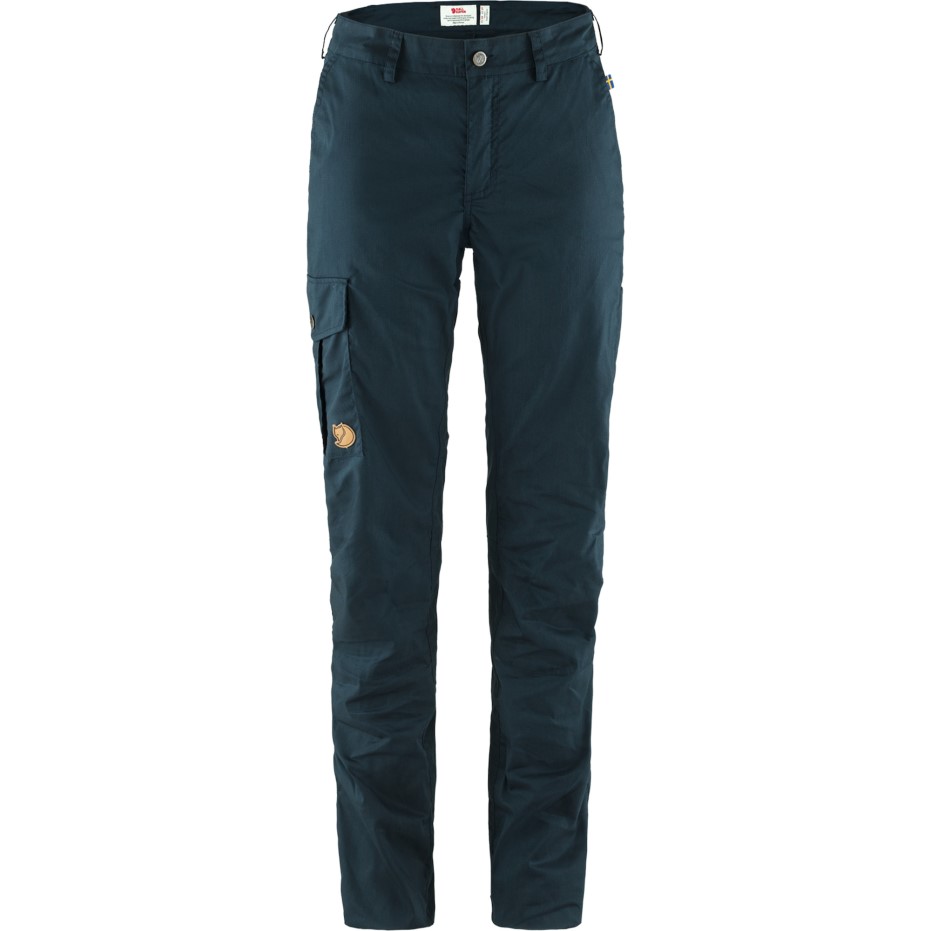 Pantaloni Fjällräven Karla Lite Cu Bleumarin închis