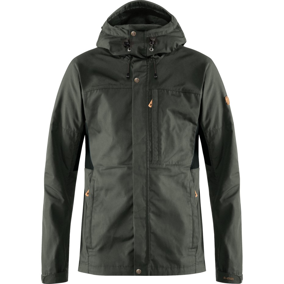 Fjällräven Jachetă Kaipak Gri închis-negru M