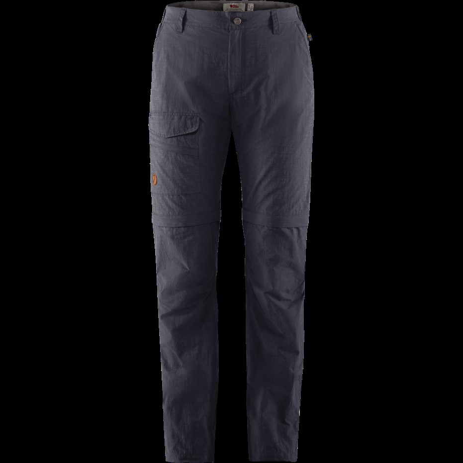 Pantaloni Fjällräven Dark Navy Travelers Mt Cu Fermoar