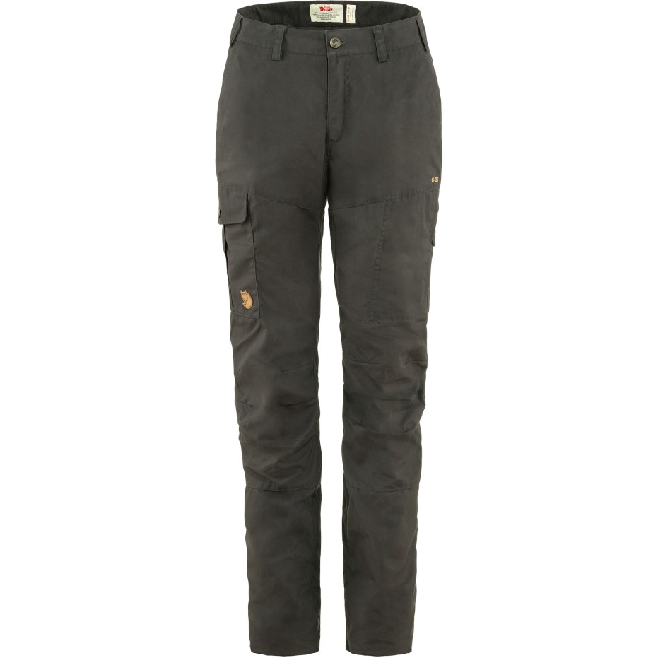 Fjällräven Pantaloni Karla Pro Gri închis