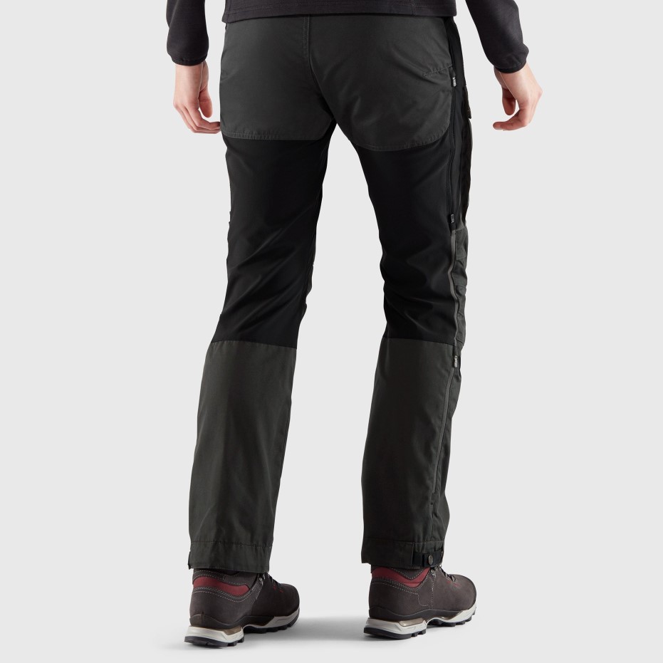 Pantaloni Fjällräven Keb Curbat W Scurt Negru