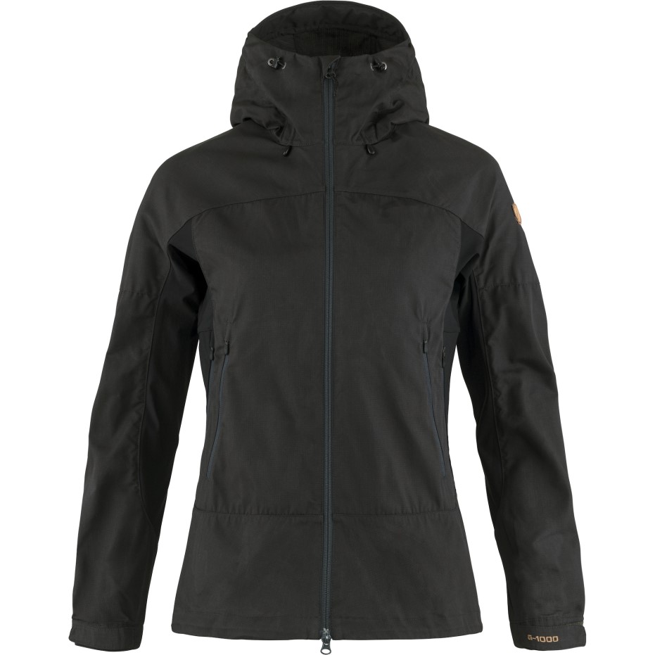 Geacă De Trekking Fjällräven Abisko Lite Cu Gri închis-negru