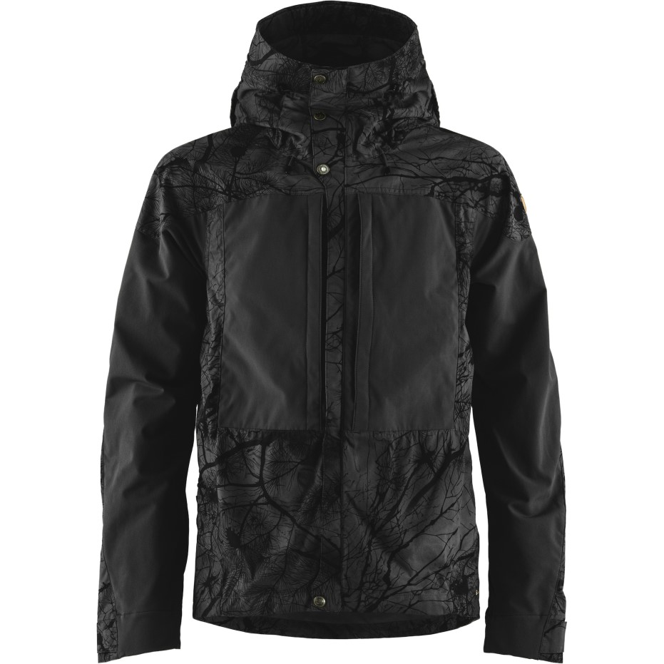 Fjällräven Keb Jacket M Negru Camo-negru
