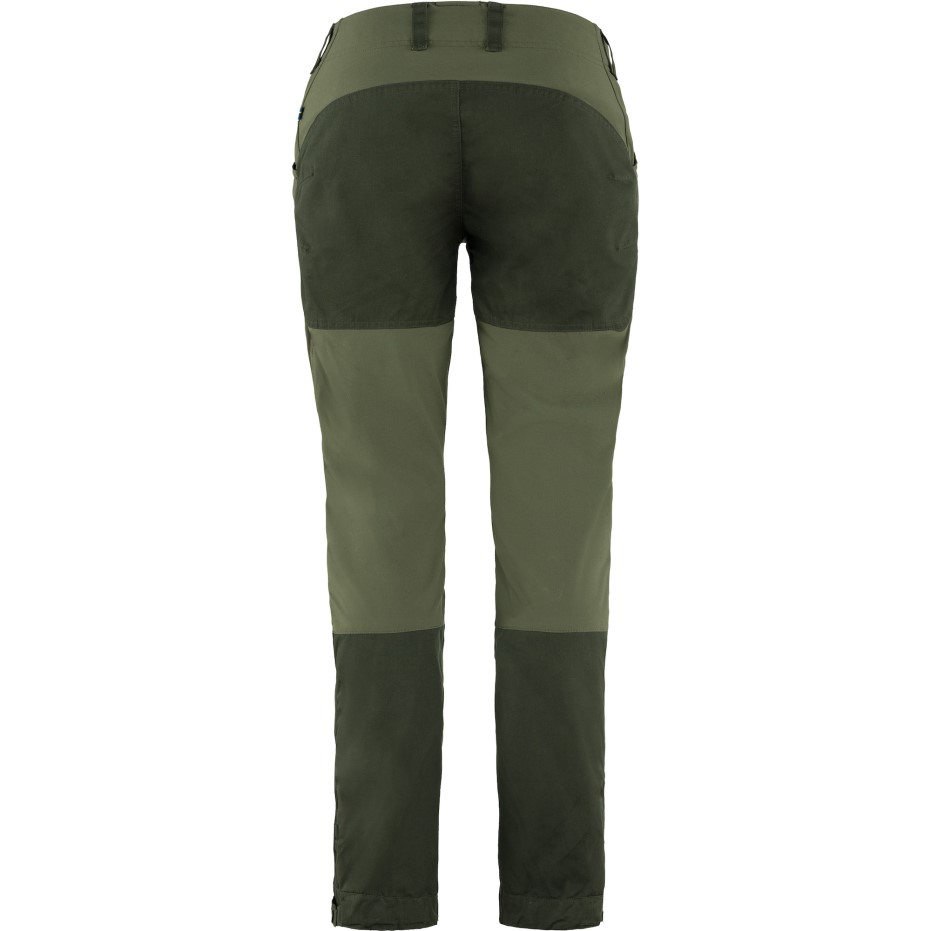 Pantaloni Keb Curbat W Scurti Deep Forest-laurel Green Fjällräven