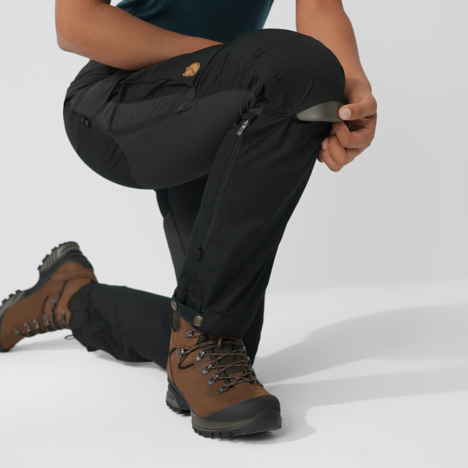 Fjällräven Pantaloni Keb De Culoare Verde-laur De Pădure Adâncă W Reg