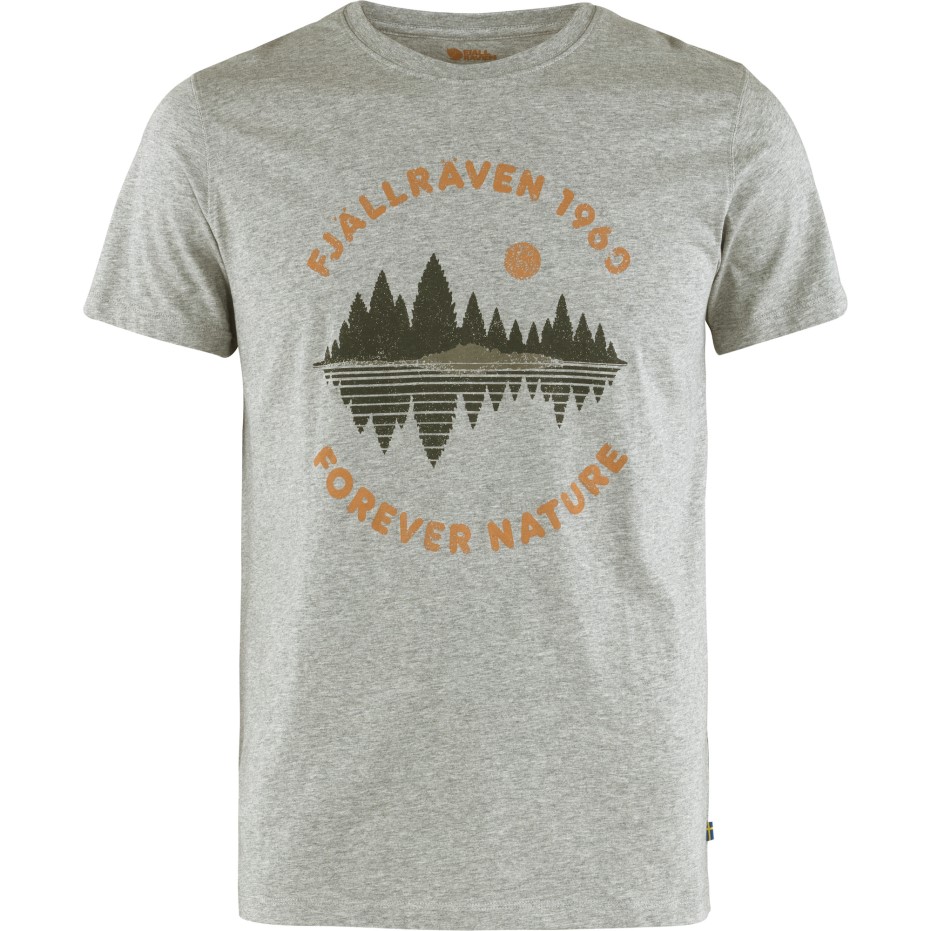 Tricou Oglindă Pădure M Vulpe De Munte Gri