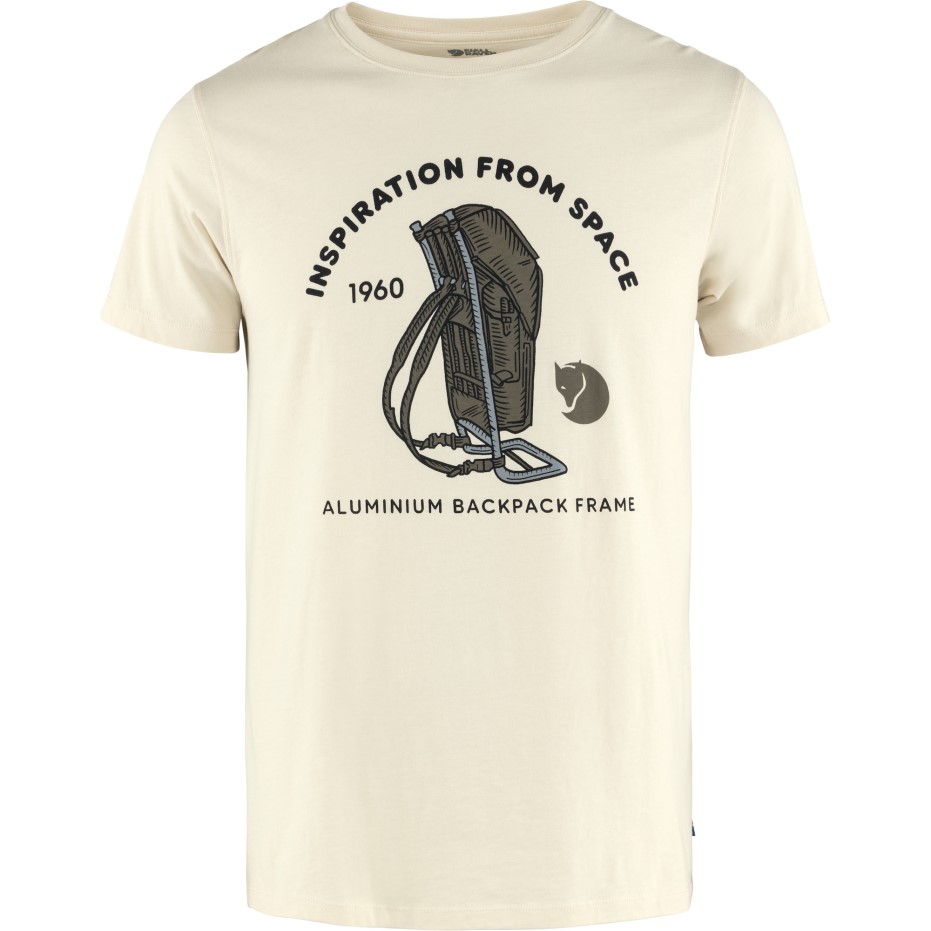 Fjällräven Space Tricou Imprimeu M Creta Alb