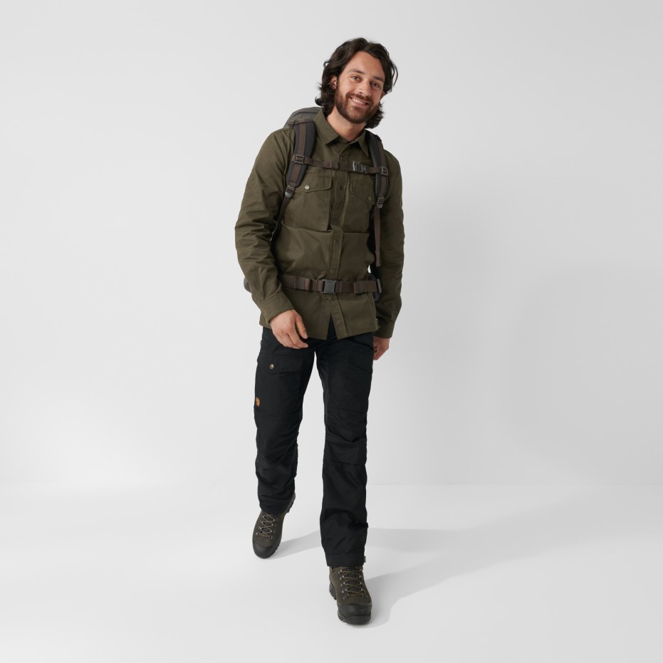 Fjällräven Vidda Pro Pantaloni Ventilați M Reg Maro Hrișcă