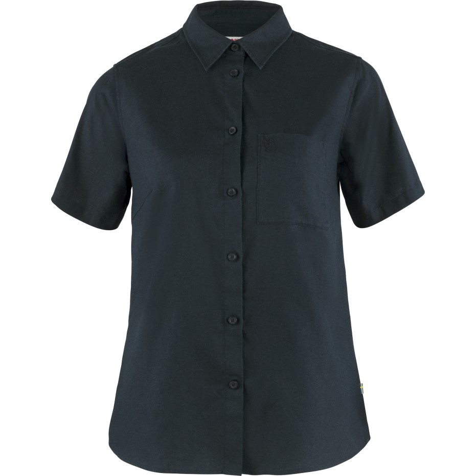 Bleumarin închis Fjällräven Cămașă De Călătorie Övik Ss W