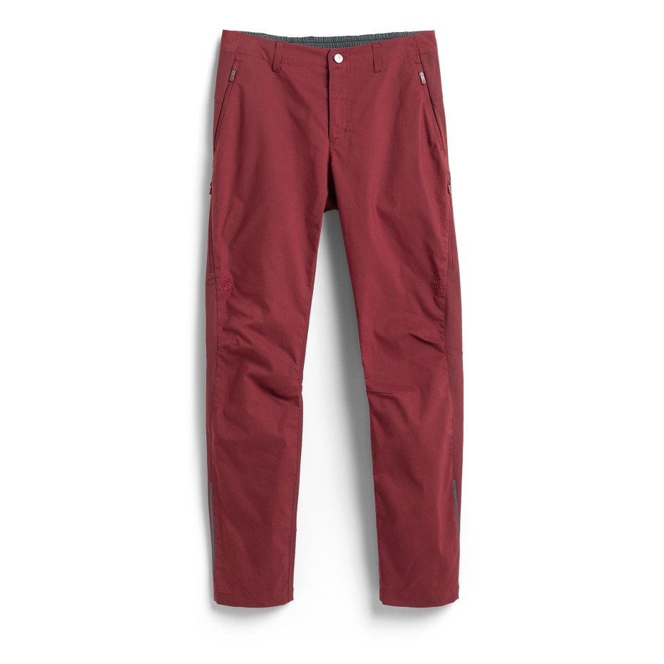 Pantaloni Hibrid De Călăreț S/f Cu Vulpe De Munte Roșie Bordeaux