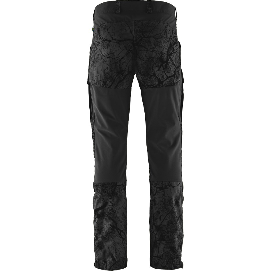 Fjällräven Keb Pantaloni M Reg Negru Camo-negru