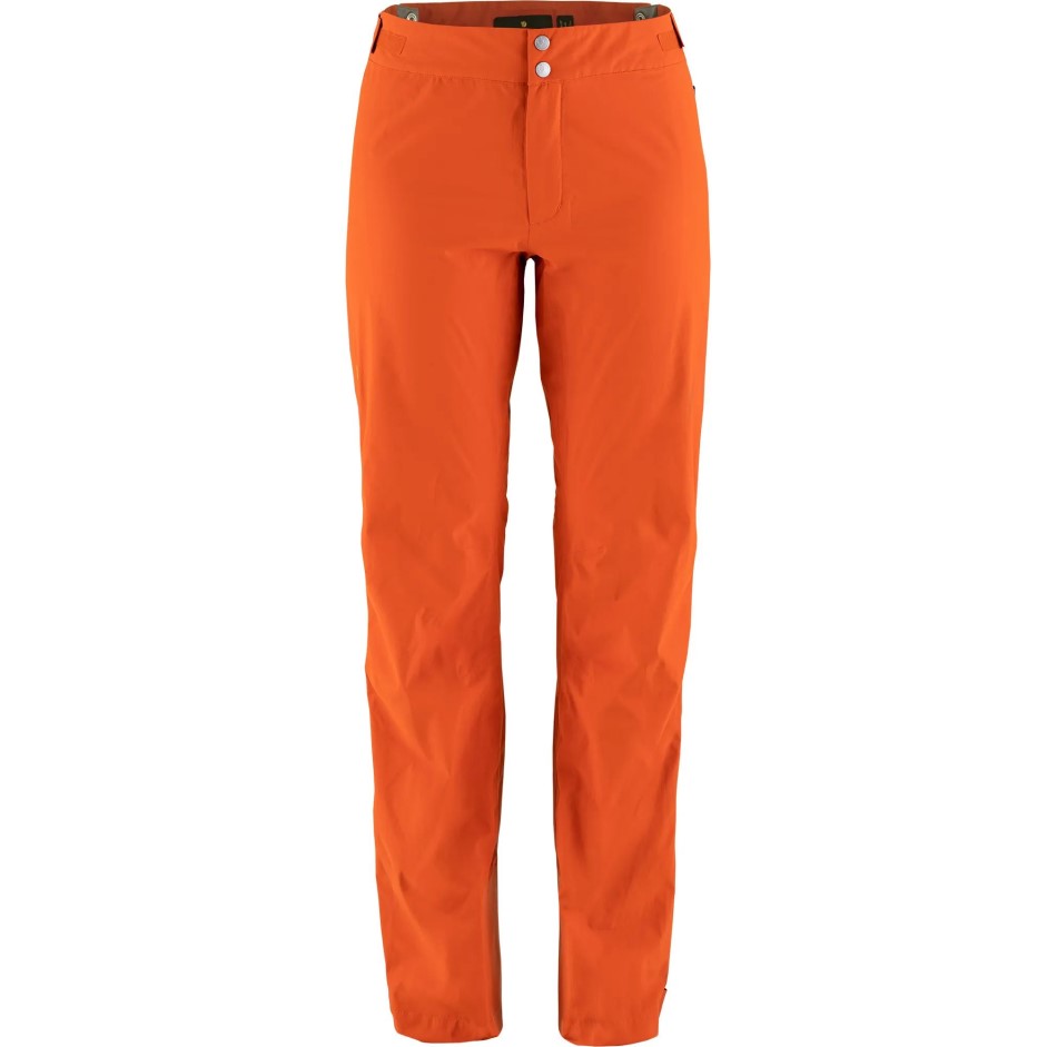 Pantaloni Eco-shell Bergtagen Lite Cu Vulpe De Munte Portocalie Hokkaido