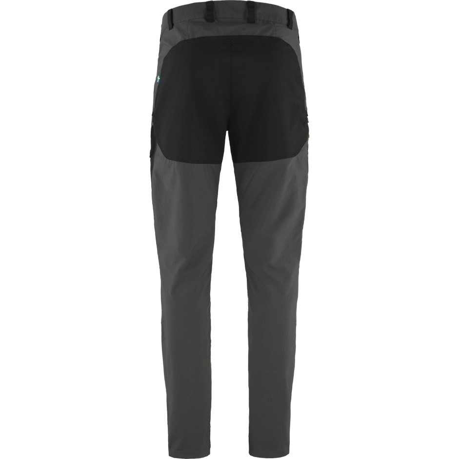 Gri închis-negru Abisko Pantaloni De Mijloc De Vară M Reg Fjällräven