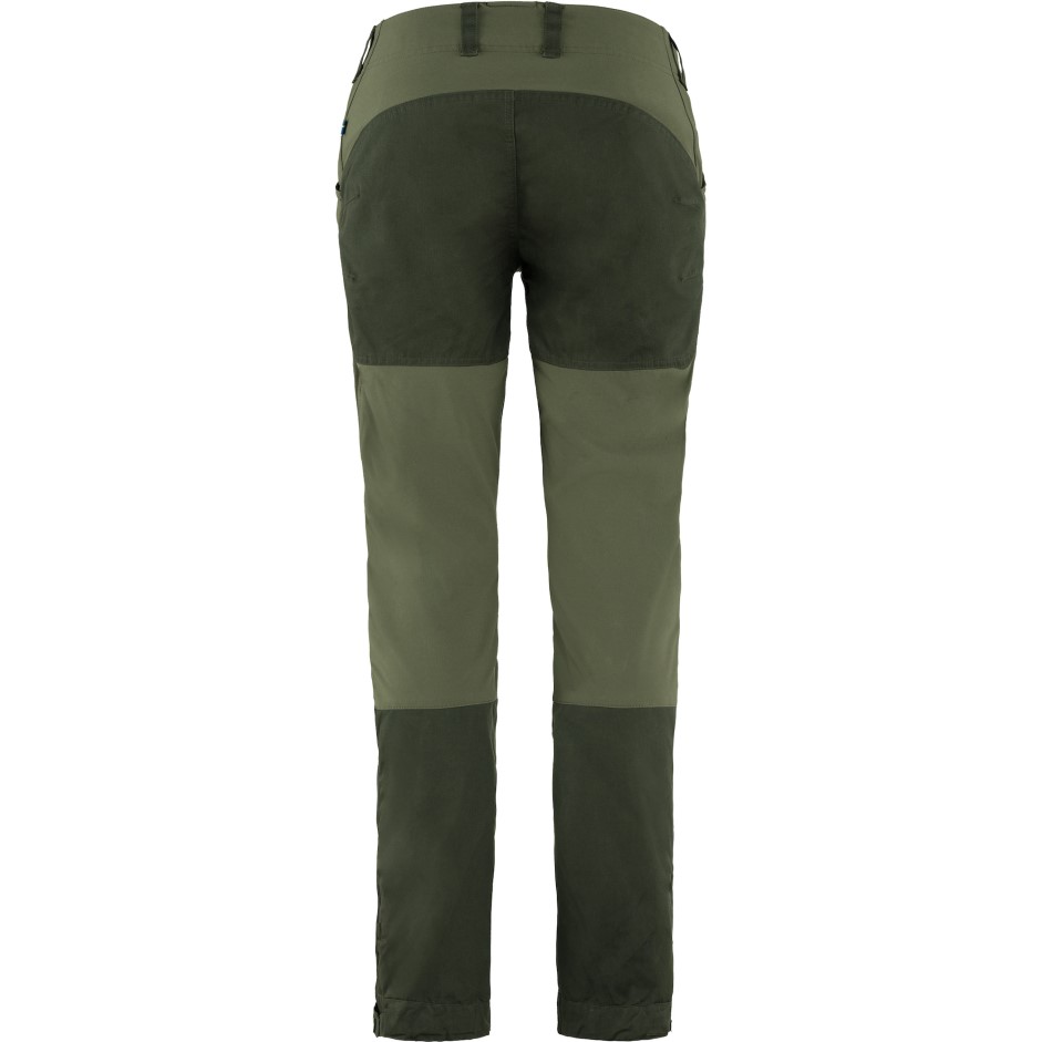 Pantaloni Keb De Culoare Verde-dafin Adânc W Reg Fjällräven