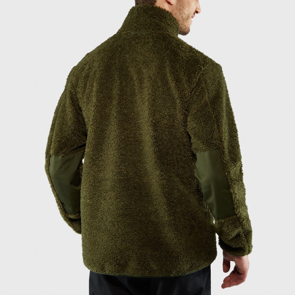 Fjällraven Greenland Pile Fleece M Gri închis
