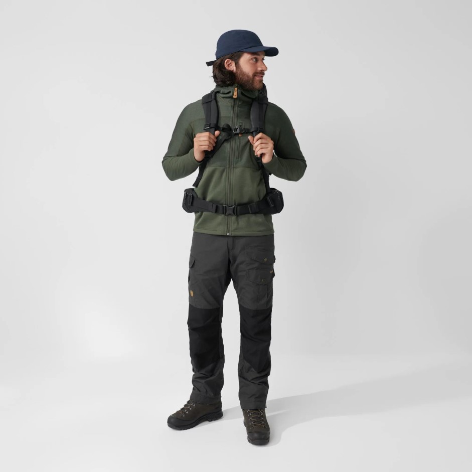 Fjällräven Hrișcă Maro-verde Laur Vidda Pro Pantaloni M Lungi